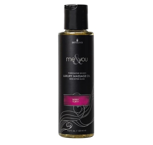 Olejek do masażu - Sensuva Me & You Berry Flirty Massage Oil 125 ml